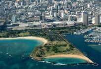 アラモアナ地区。ハワイ不動産。